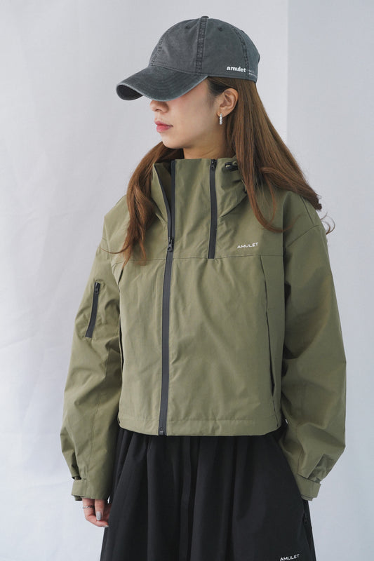 AMULET WOMEN WINDBREAKER JACKET OLIVE