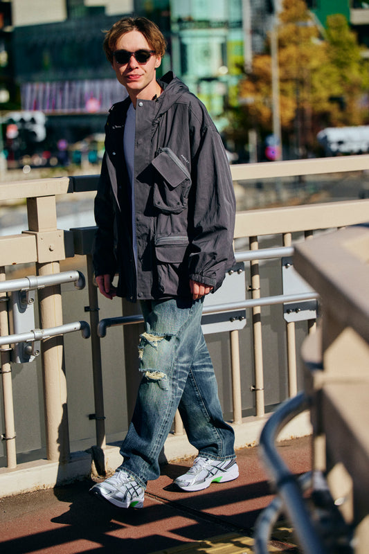 INHERE DAMAGED DENIM JEANS No.13