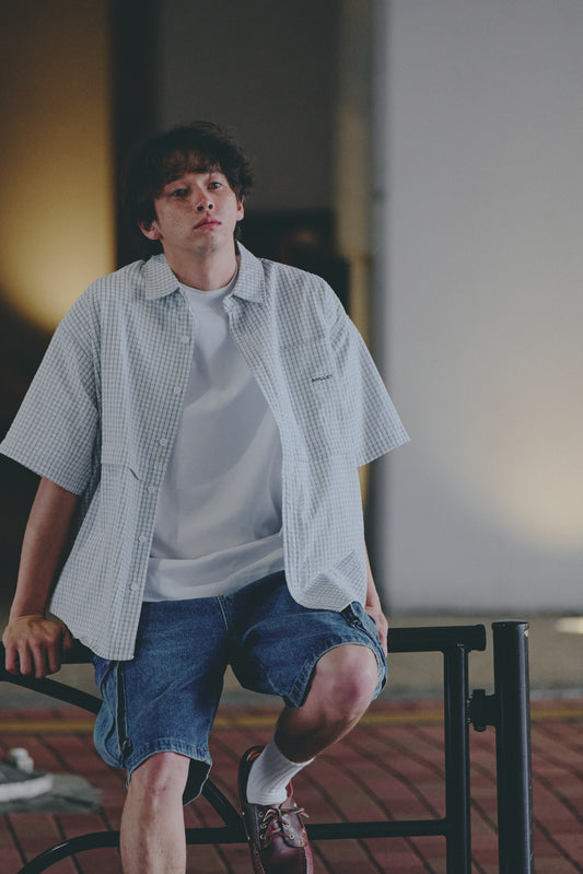 AMULET DENIM CARGO SHORTS