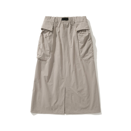 AMULET SIDE 3D POCKET SKIRT BEIGE