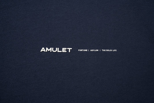 AMULET BASIC TEE/ NAVY