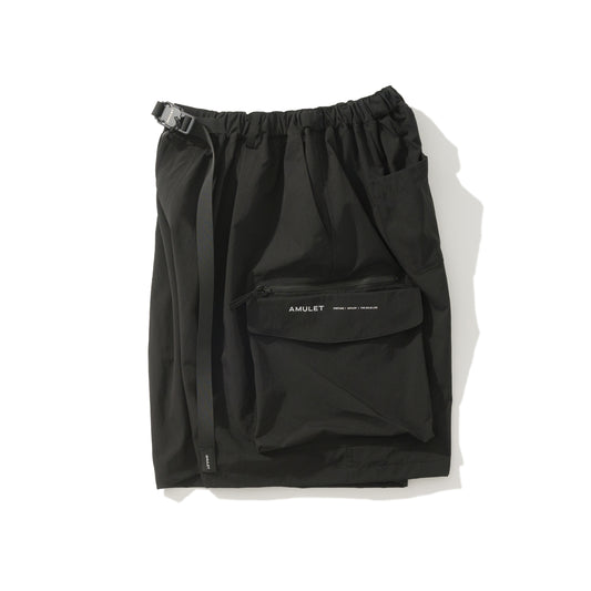 AMULET POCKET SHORTS /  BLACK