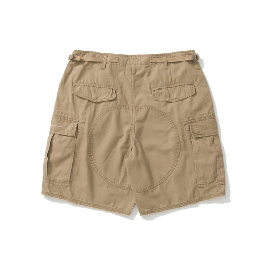 AMULET WASHED CARGO SHORTS BEIGE