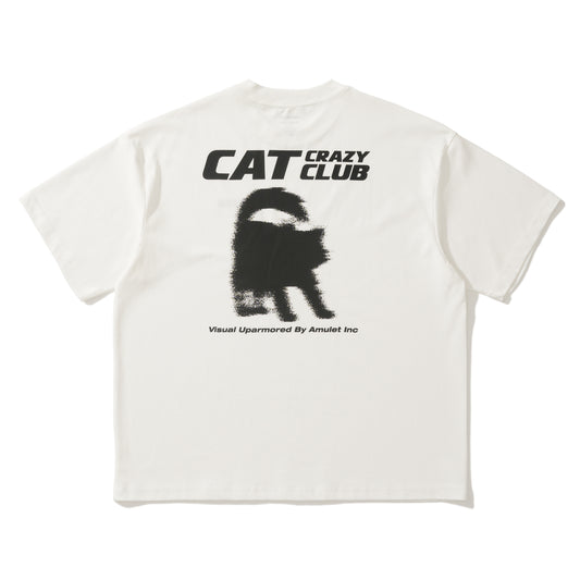 AMULET CRAZY CAT CLUB TEE WHITE