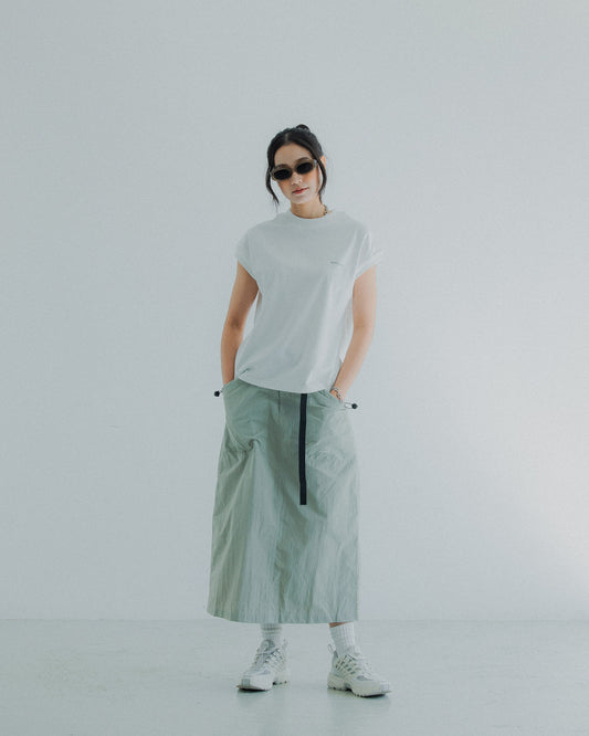 AMULET LAYER POCKET SKIRT LT GREY