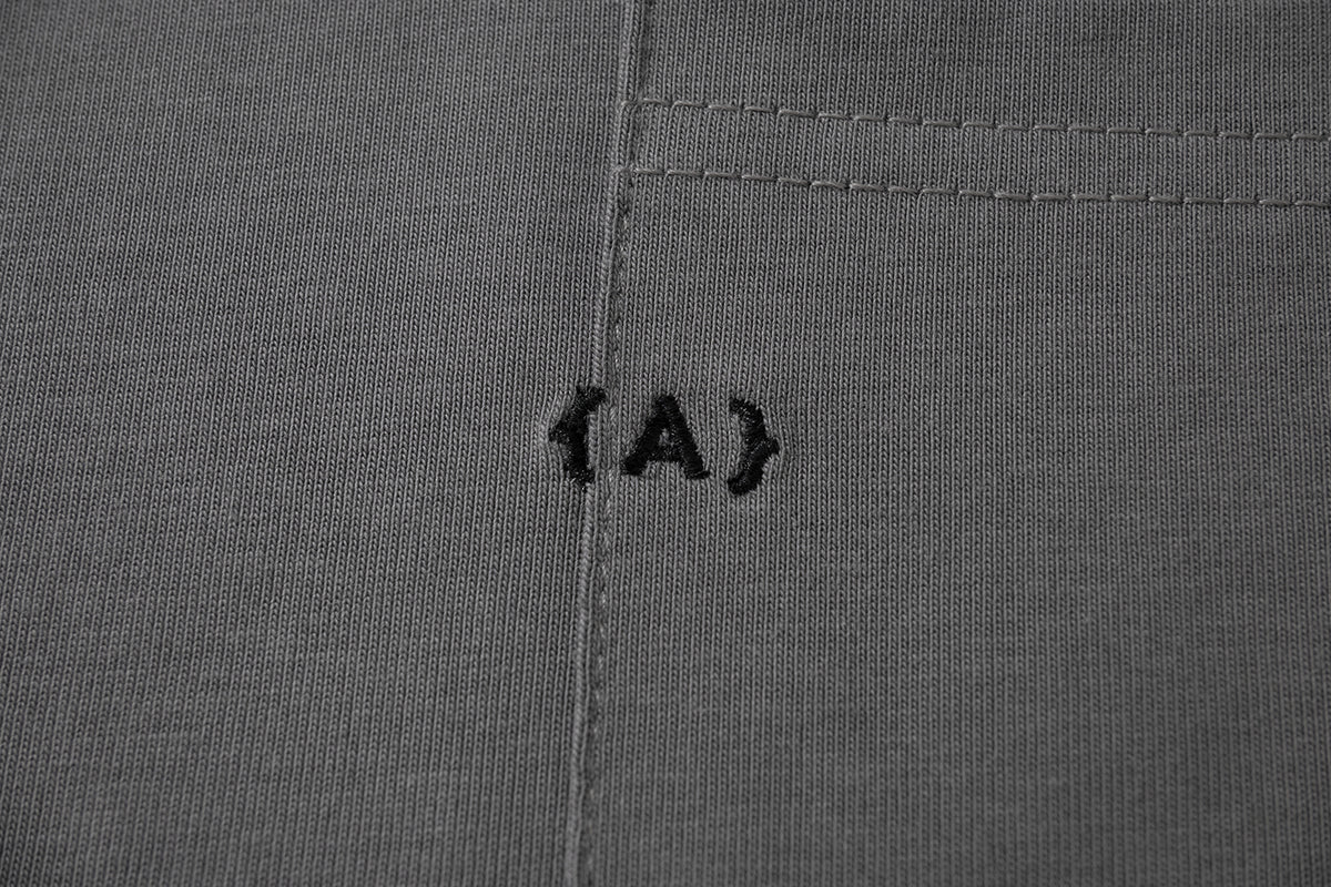 A字 POCKET手袖白標 TEE