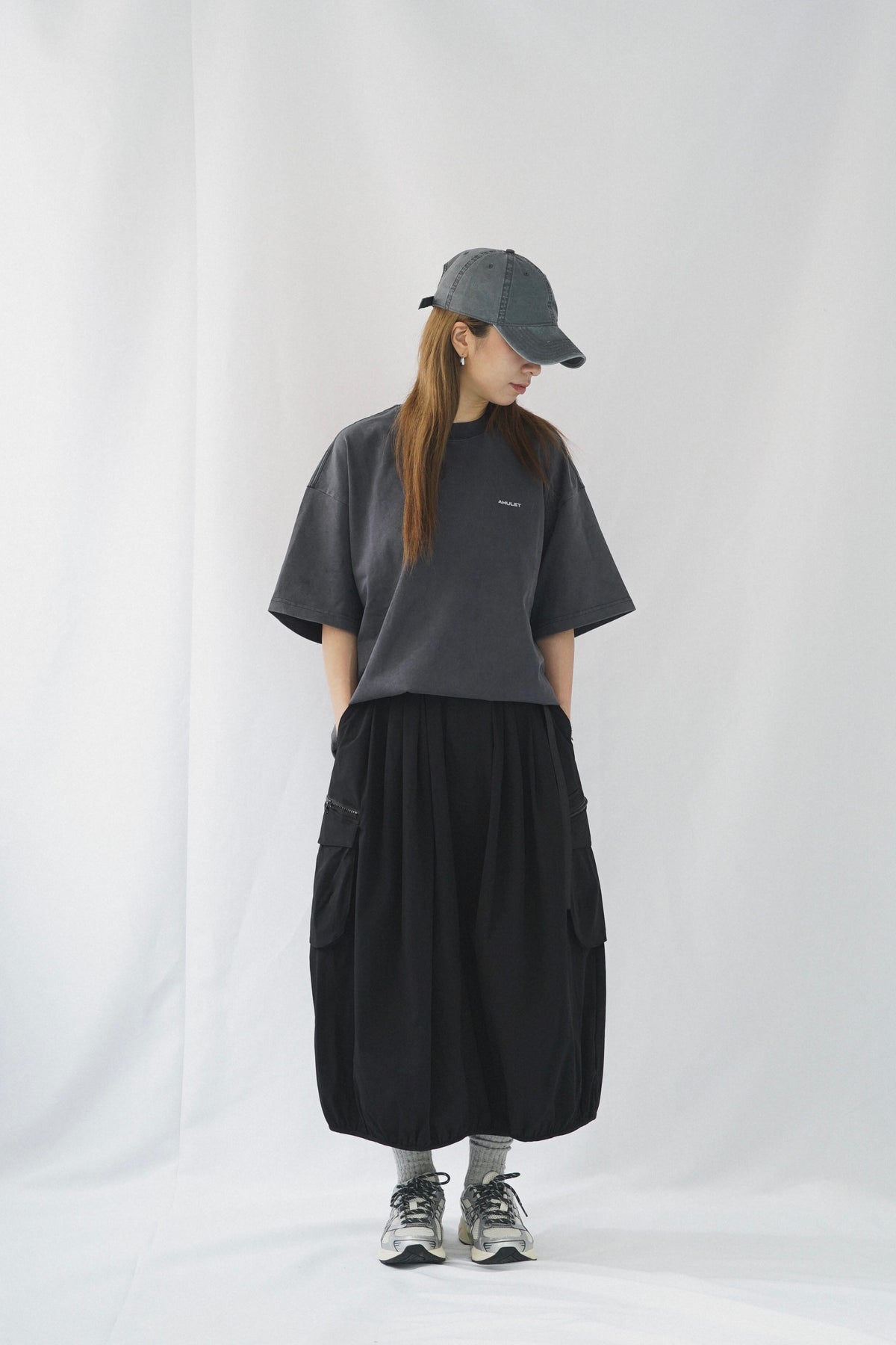 AMULET BALLOON SKIRT 2.0 / BLACK