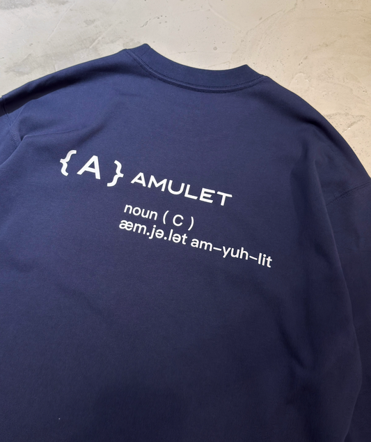 AMULET BASIC TEE LS / NAVY
