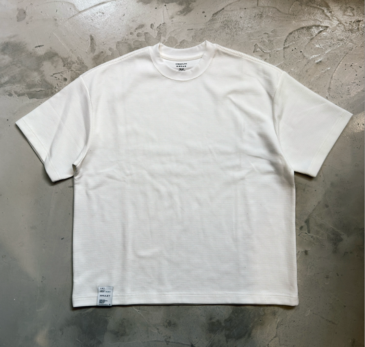 AMULET WAFFLE TEE BLACK