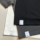 AMULET WAFFLE TEE CHARCOAL