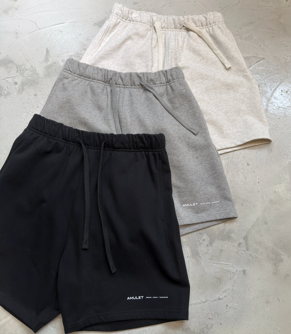 AMULET SWEAT SHORTS / GREY