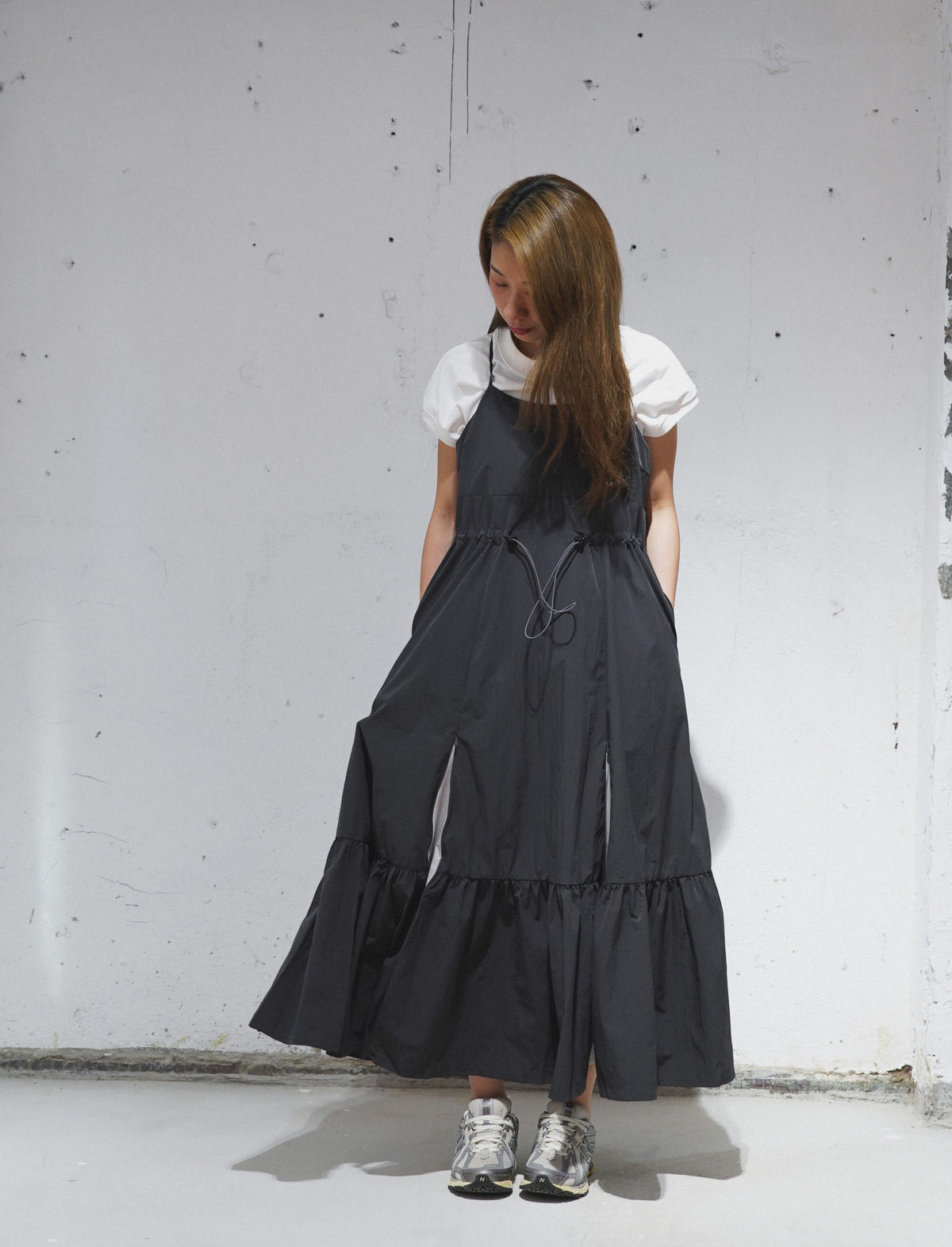 AMULET MULIT LAYER DRESS / GREY