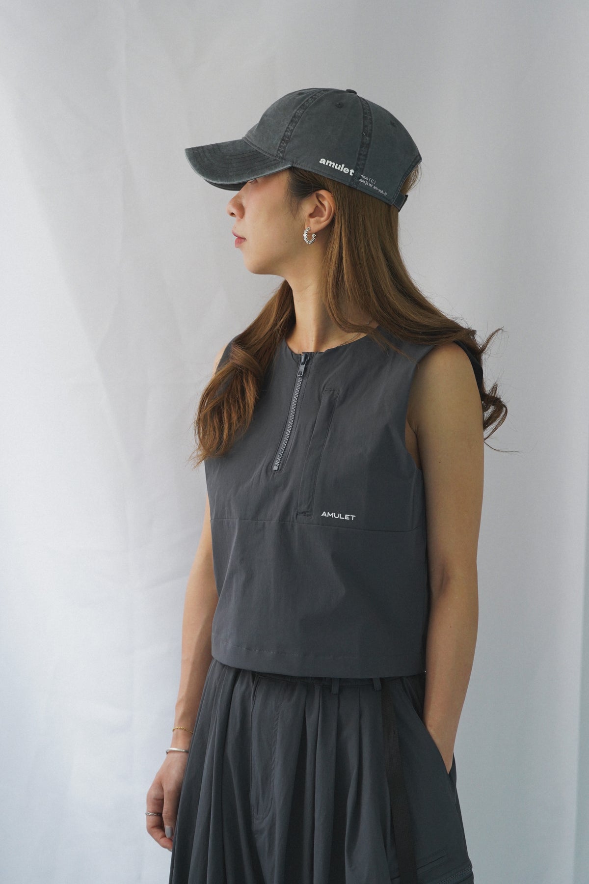 AMULET W TECH TANK TOP 2.0 / GREY