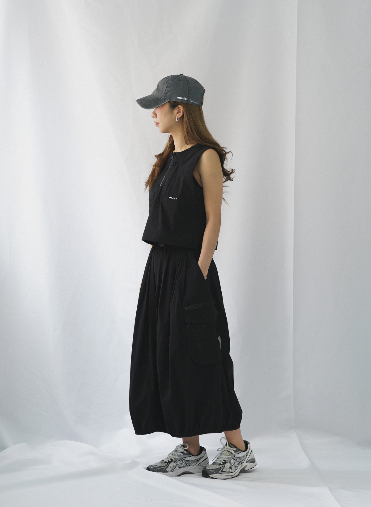 AMULET W TECH TANK TOP 2.0 / BLACK