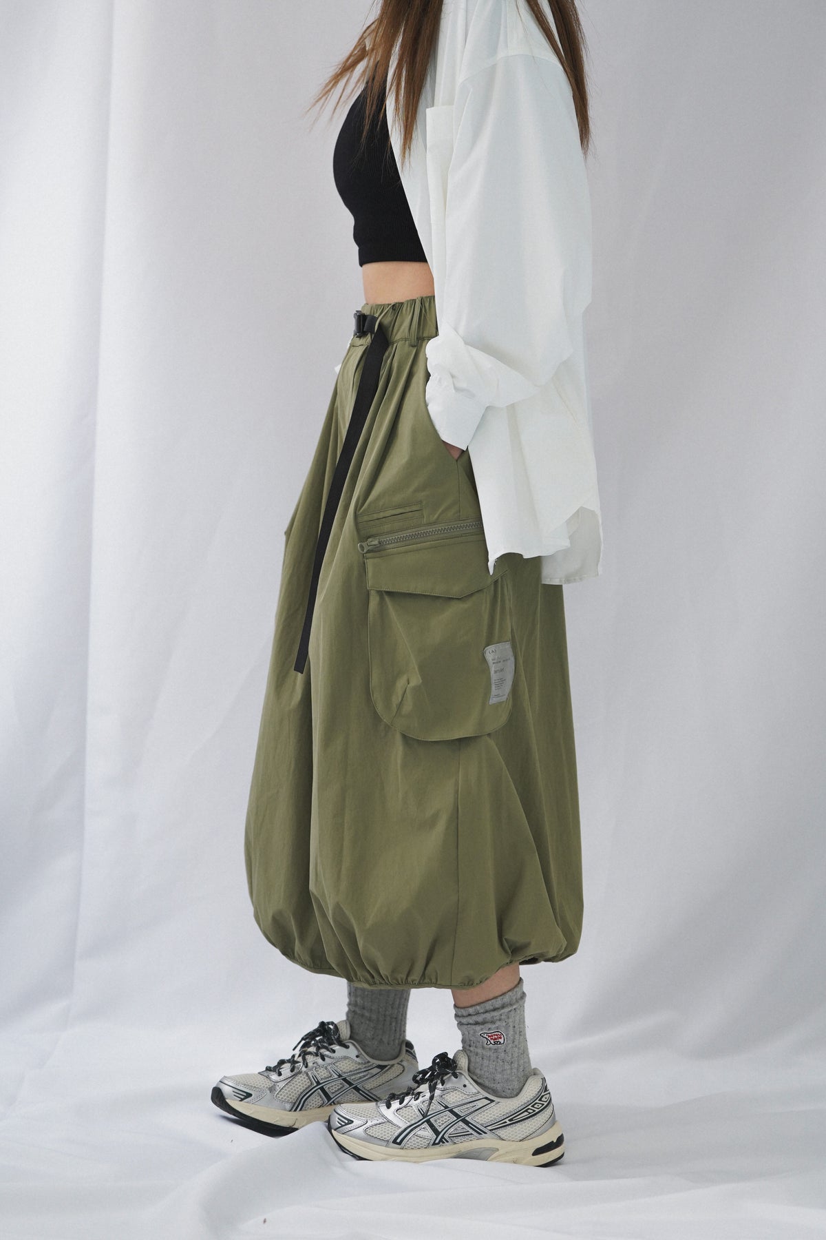AMULET BALLOON SKIRT 2.0 / OLIVE