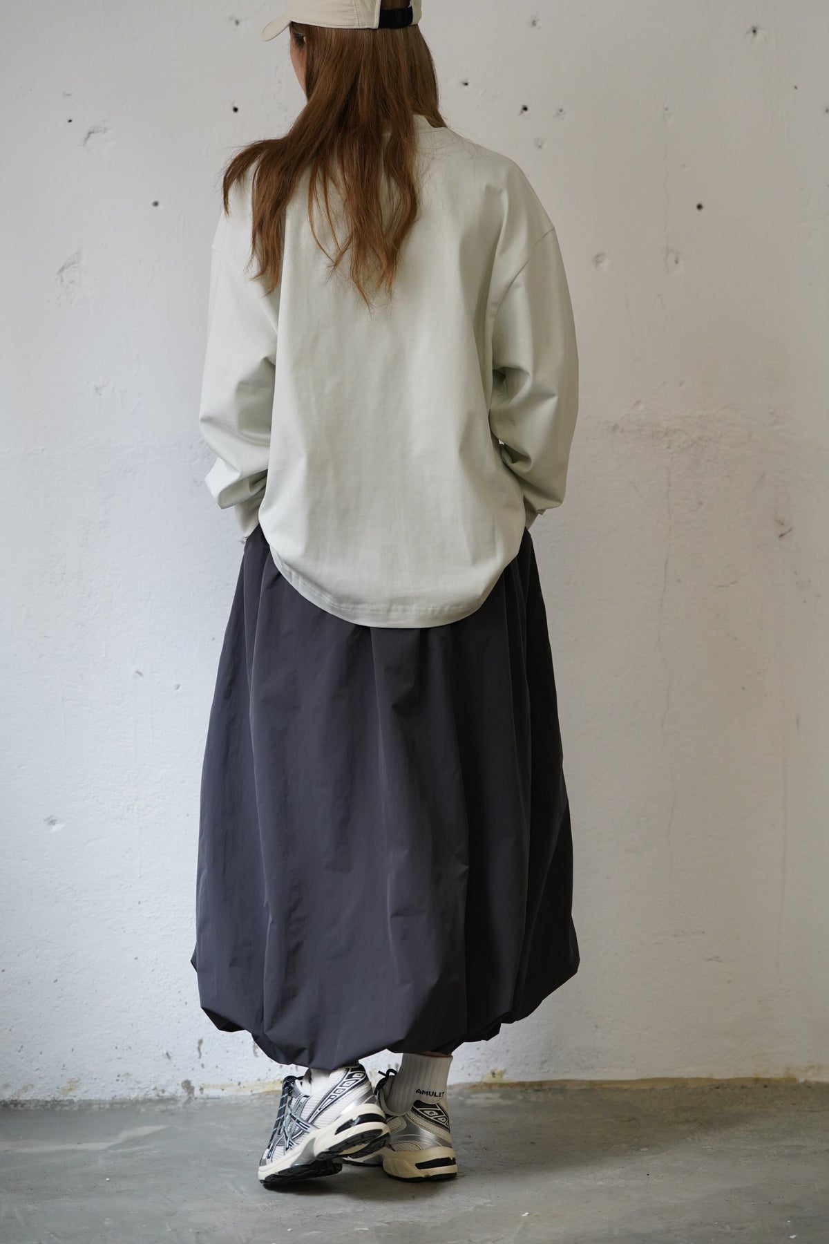 AMULET BALLOON SKIRT GREY