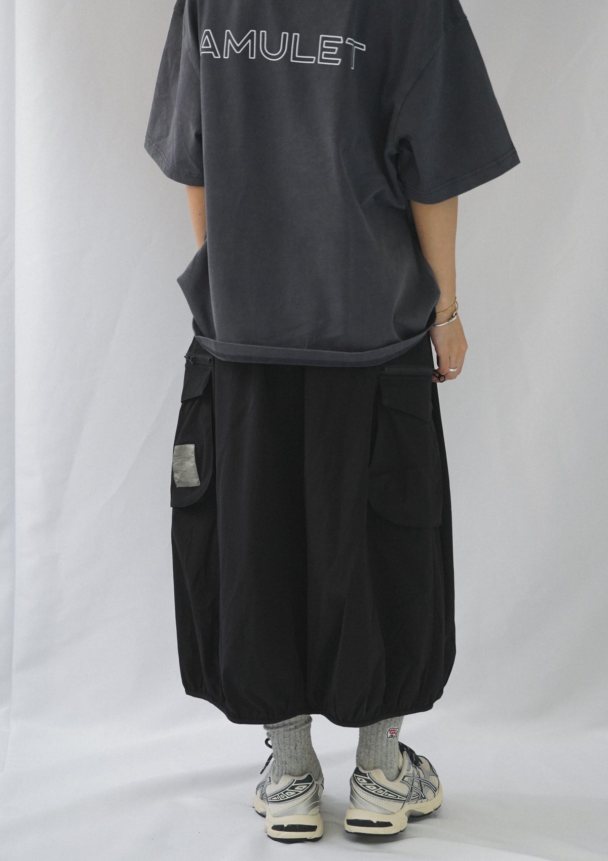 AMULET BALLOON SKIRT 2.0 / BLACK