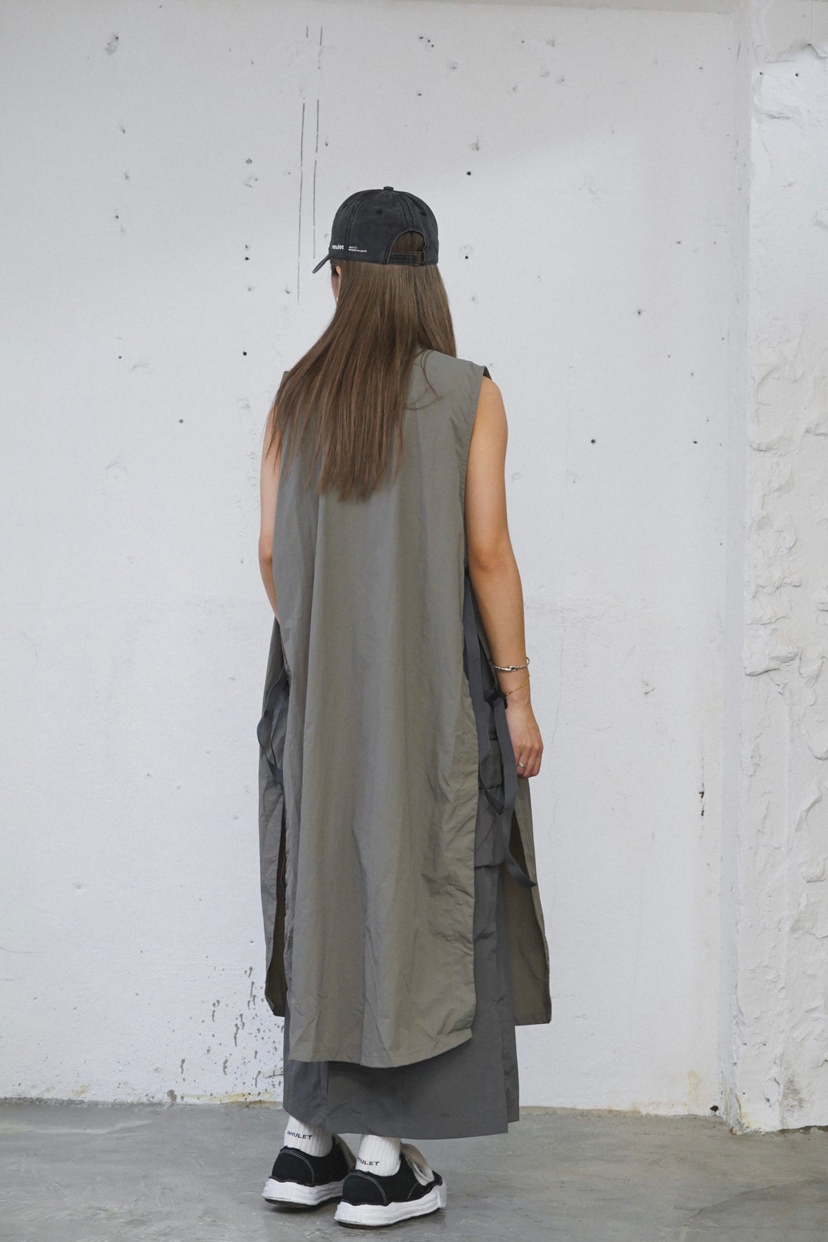 AMULET WORKER POCKET DRESS BLACK