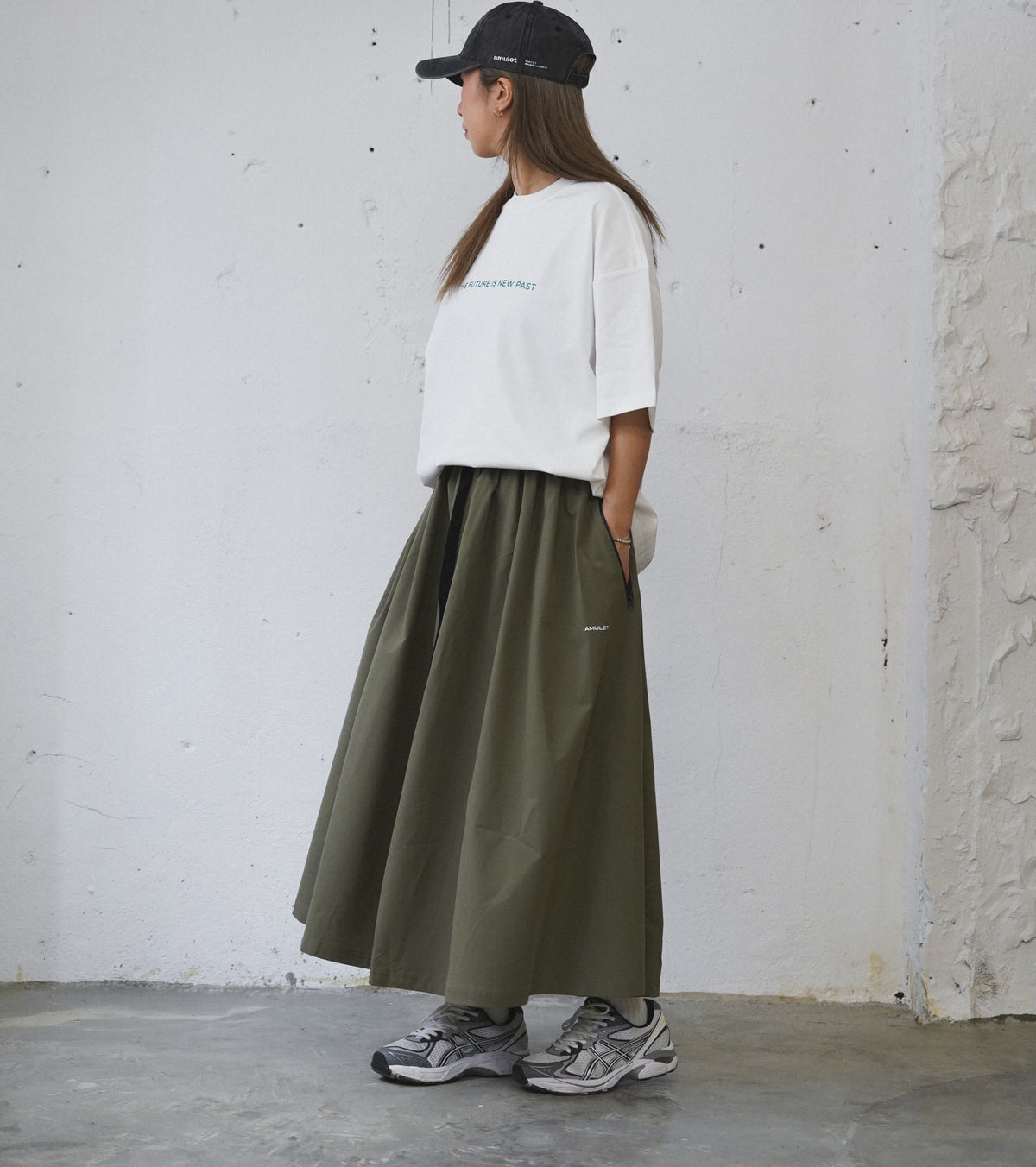 AMULET TECH SKIRT 3.0 CHARCOAL
