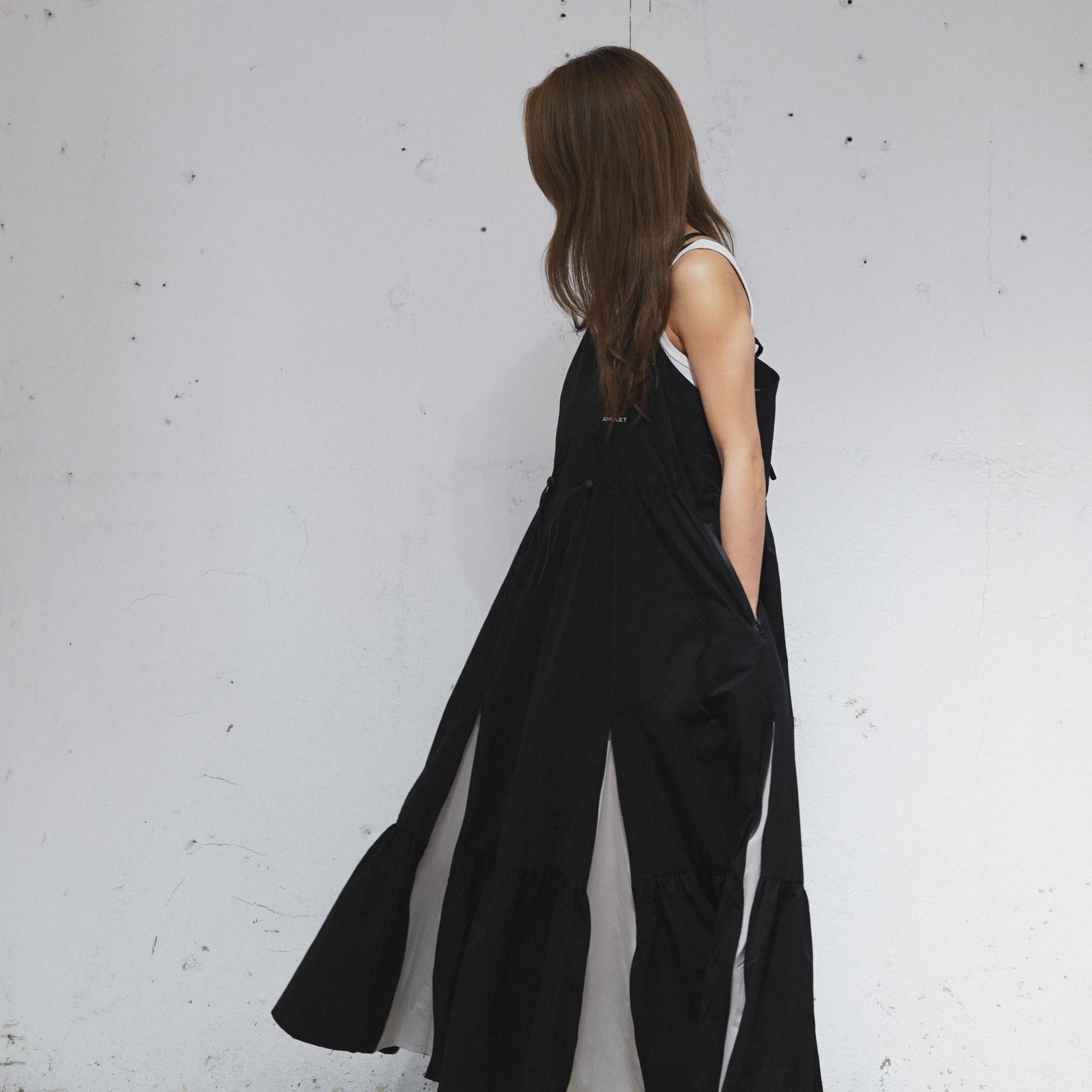AMULET MULIT LAYER DRESS / BLACK