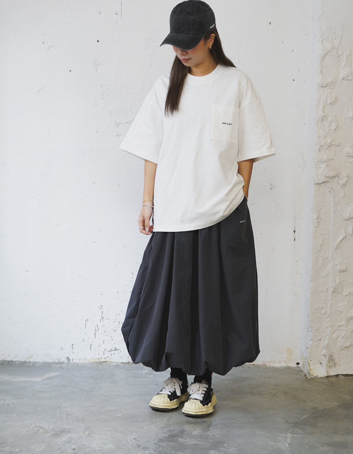 AMULET BALLOON SKIRT GREY