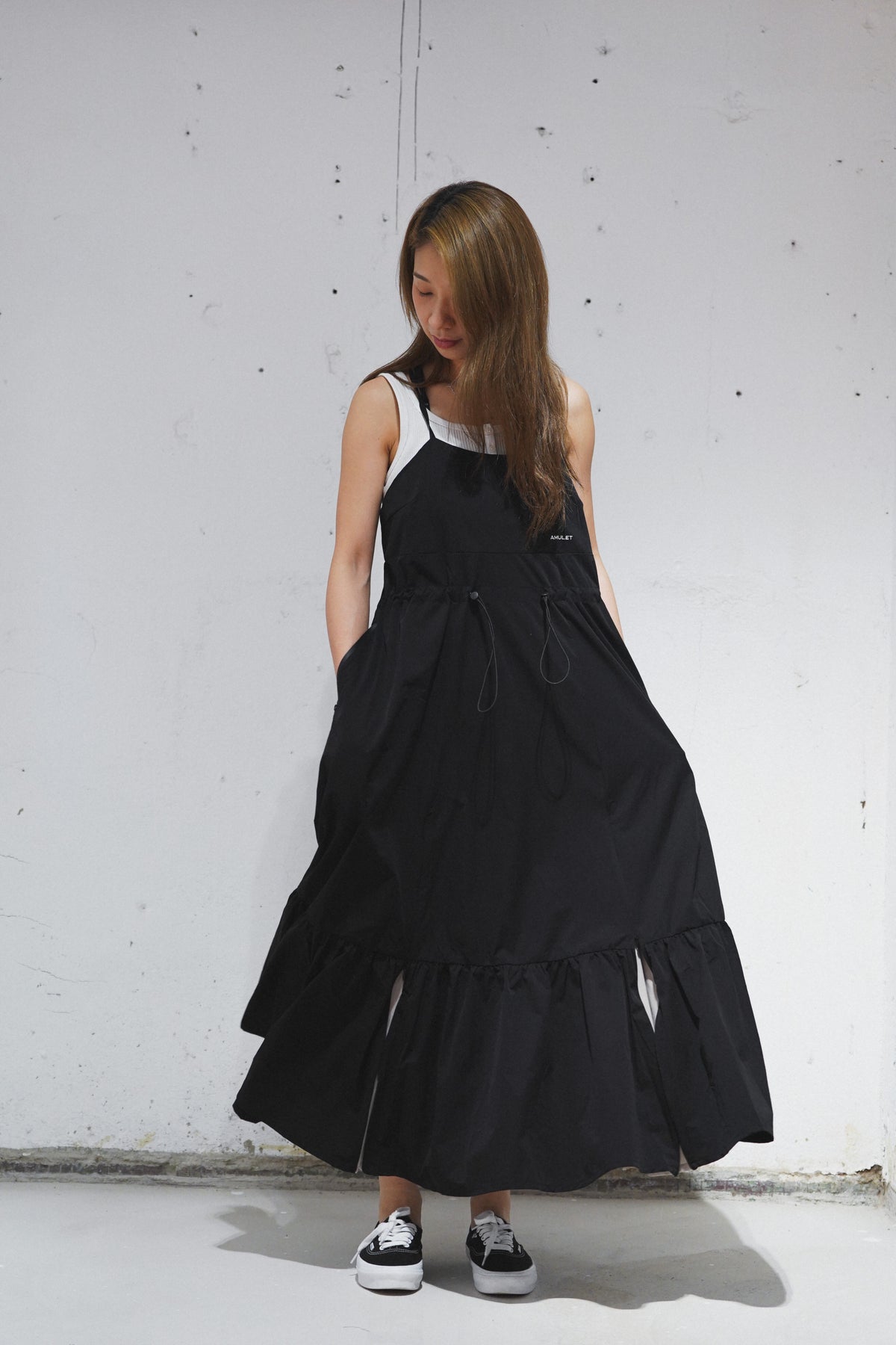 AMULET MULIT LAYER DRESS / GREY