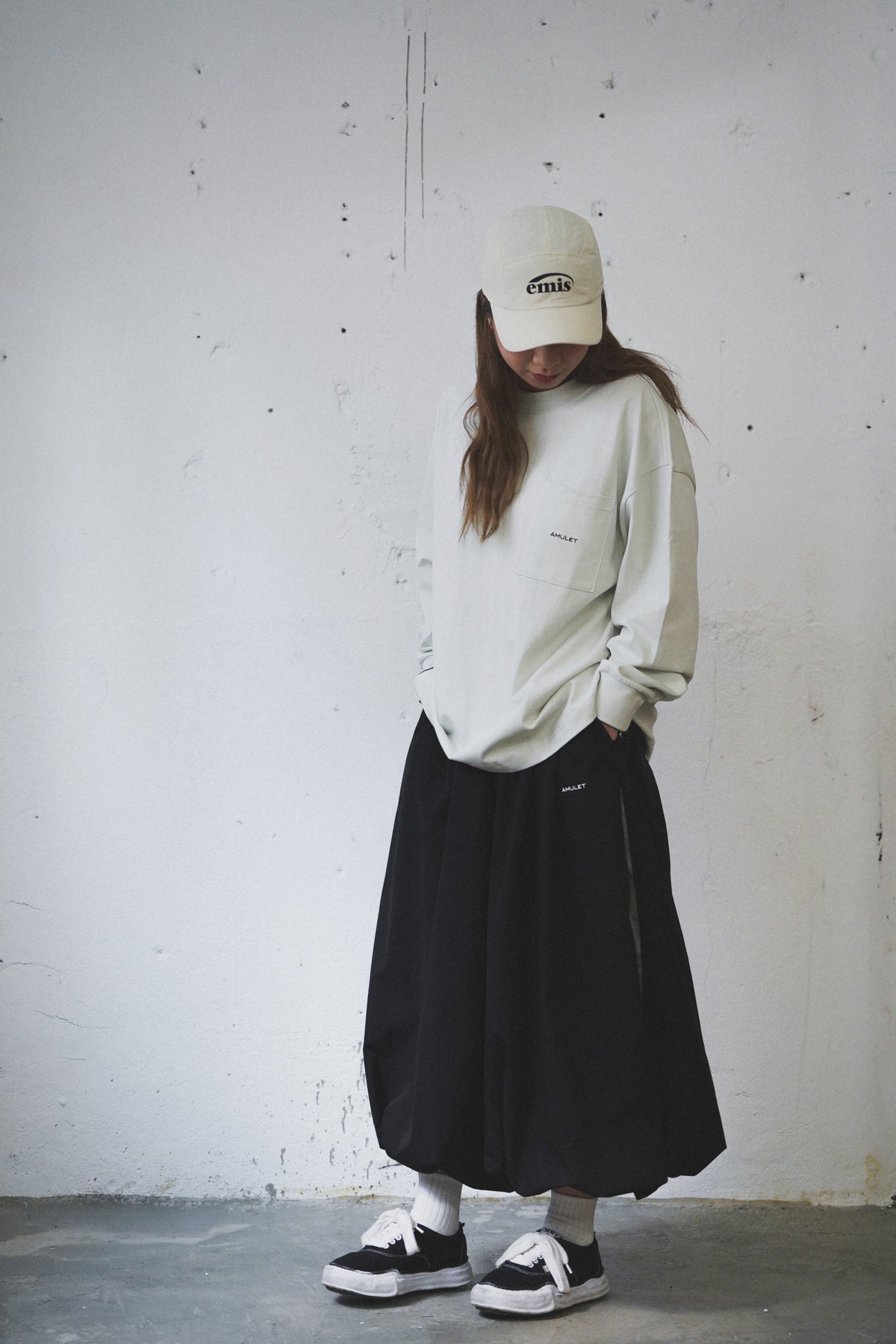 AMULET BALLOON SKIRT BLACK