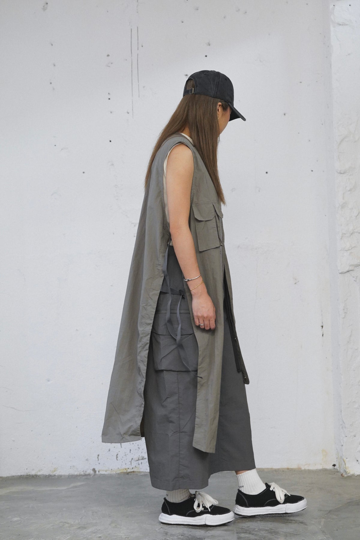 AMULET WORKER POCKET DRESS BEIGE