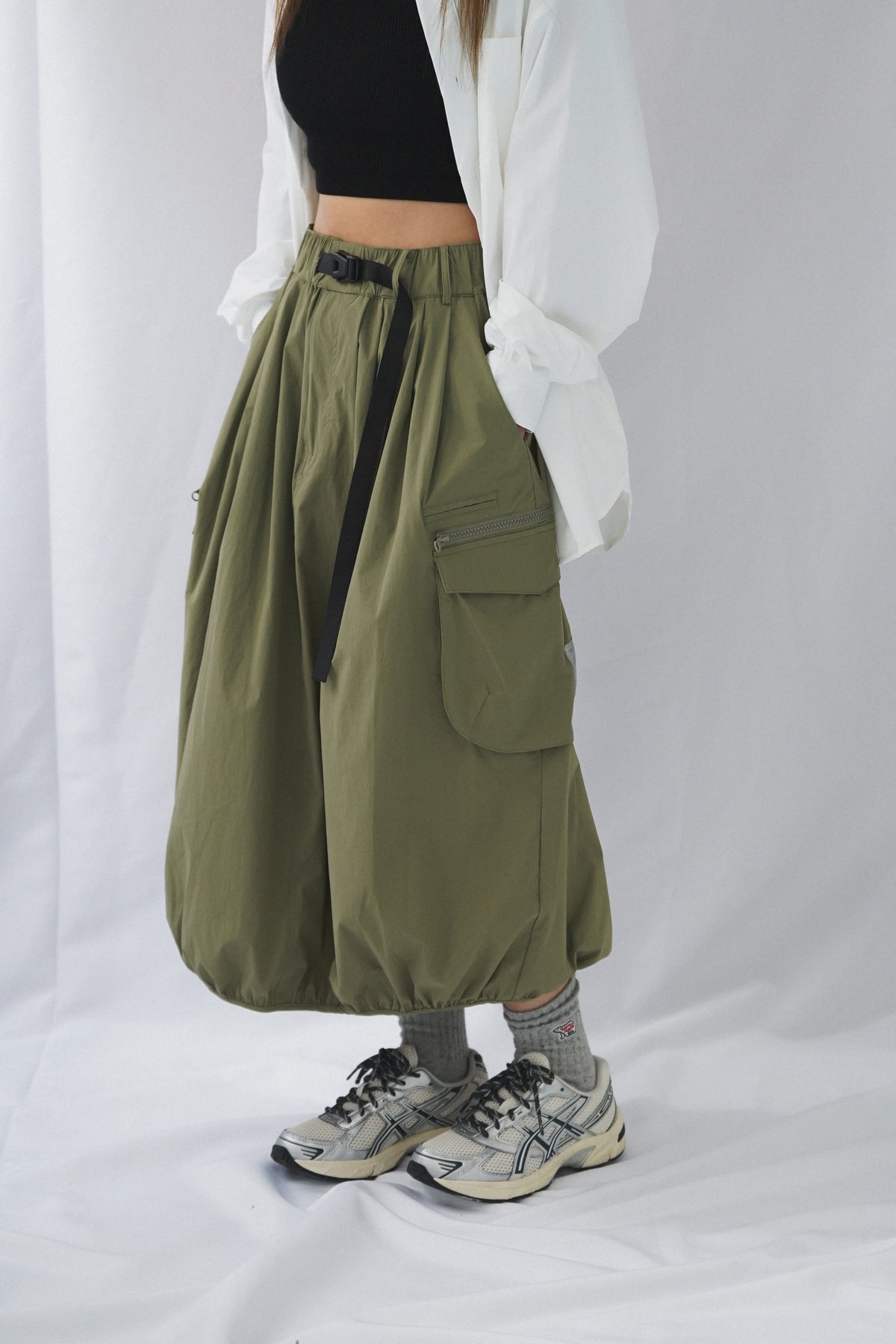 AMULET BALLOON SKIRT 2.0 / OLIVE