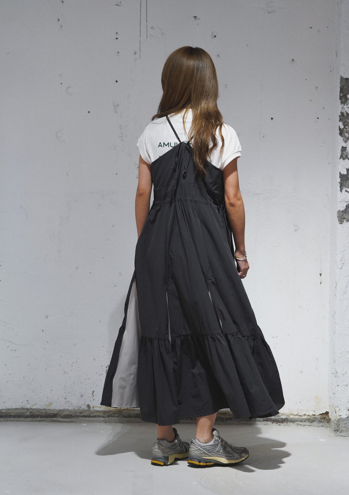 AMULET MULIT LAYER DRESS / GREY
