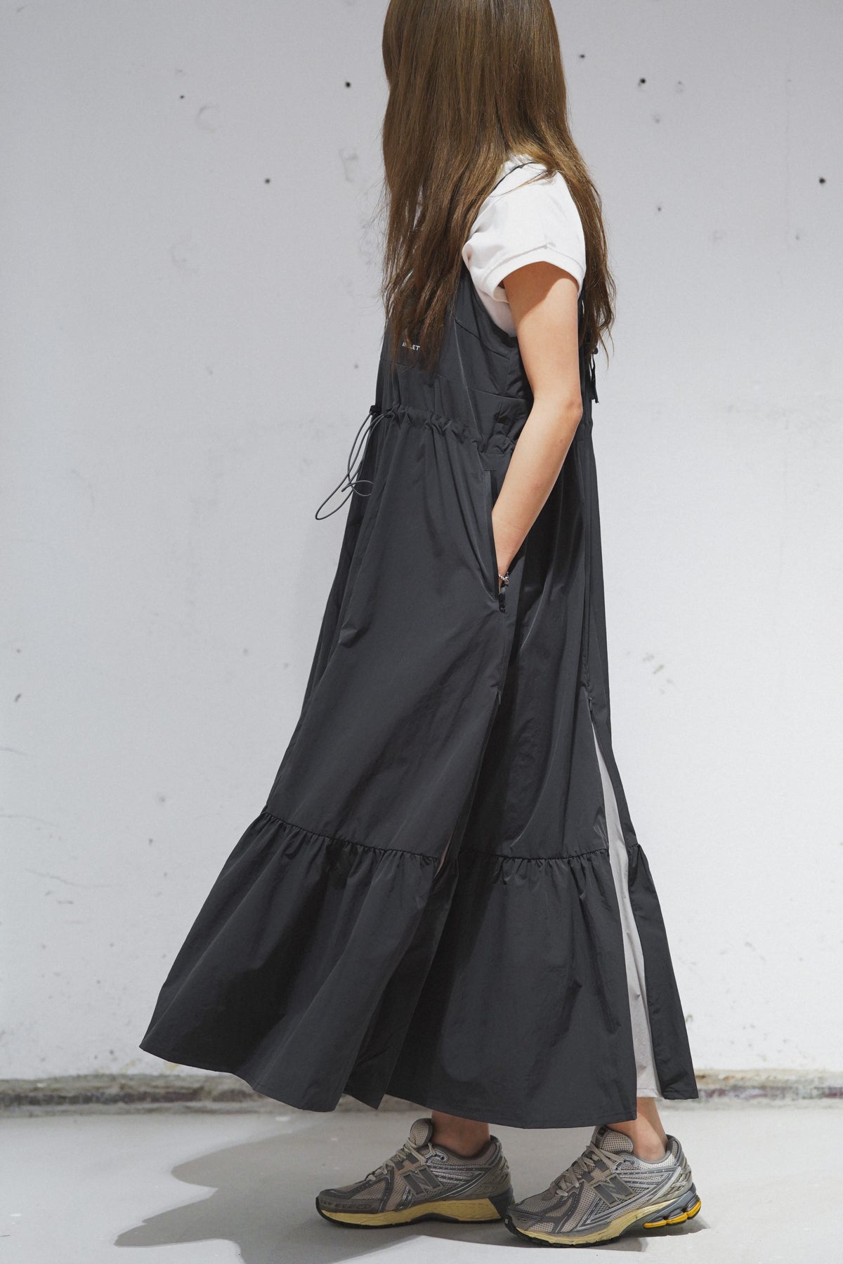 AMULET MULIT LAYER DRESS / GREY