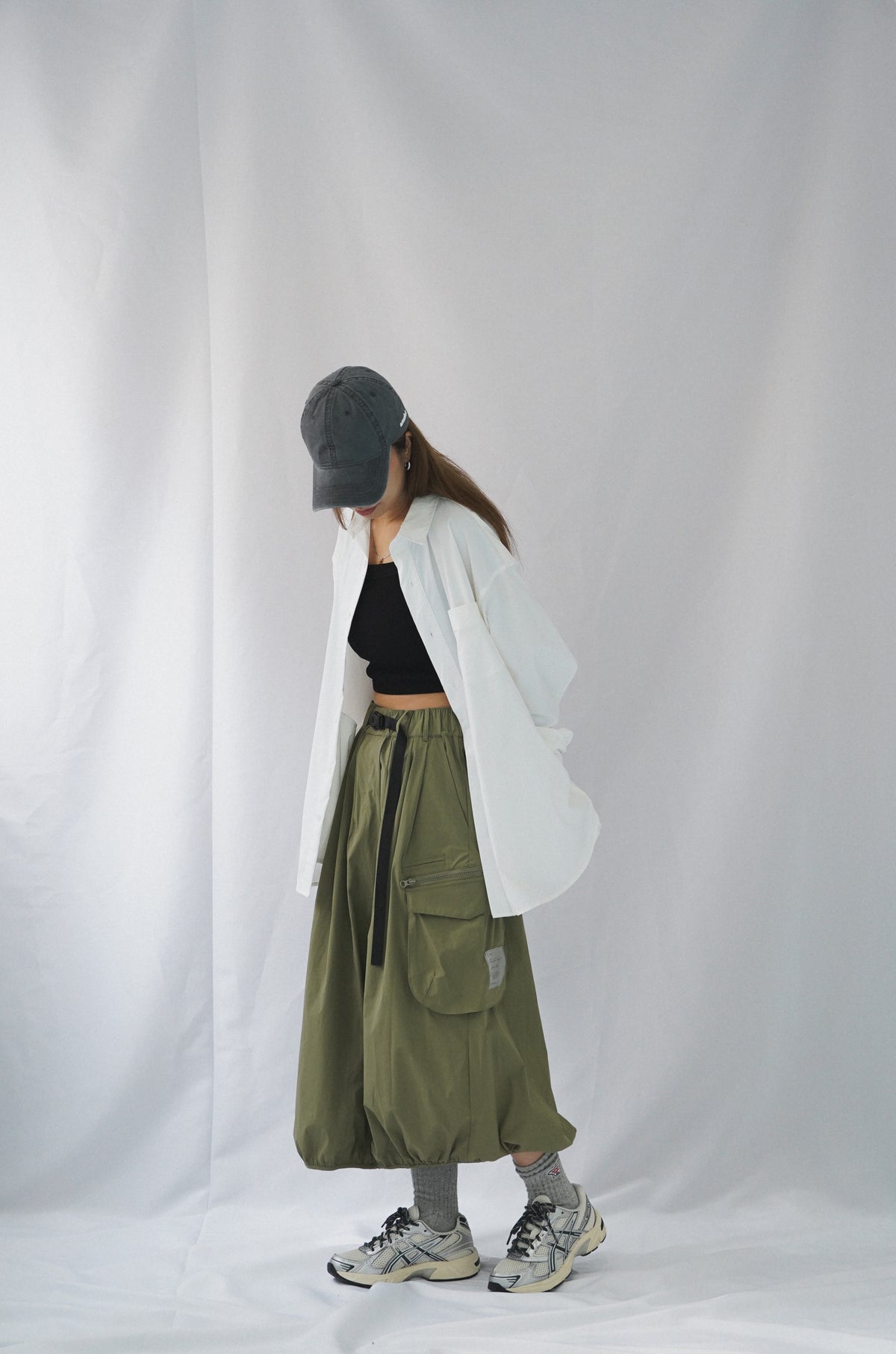 AMULET BALLOON SKIRT 2.0 / OLIVE