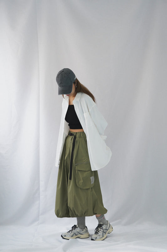 AMULET BALLOON SKIRT 2.0 / OLIVE