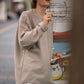 AMULET WAFFLE POCKET TEE LS BEIGE