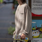 AMULET WAFFLE POCKET TEE LS BEIGE