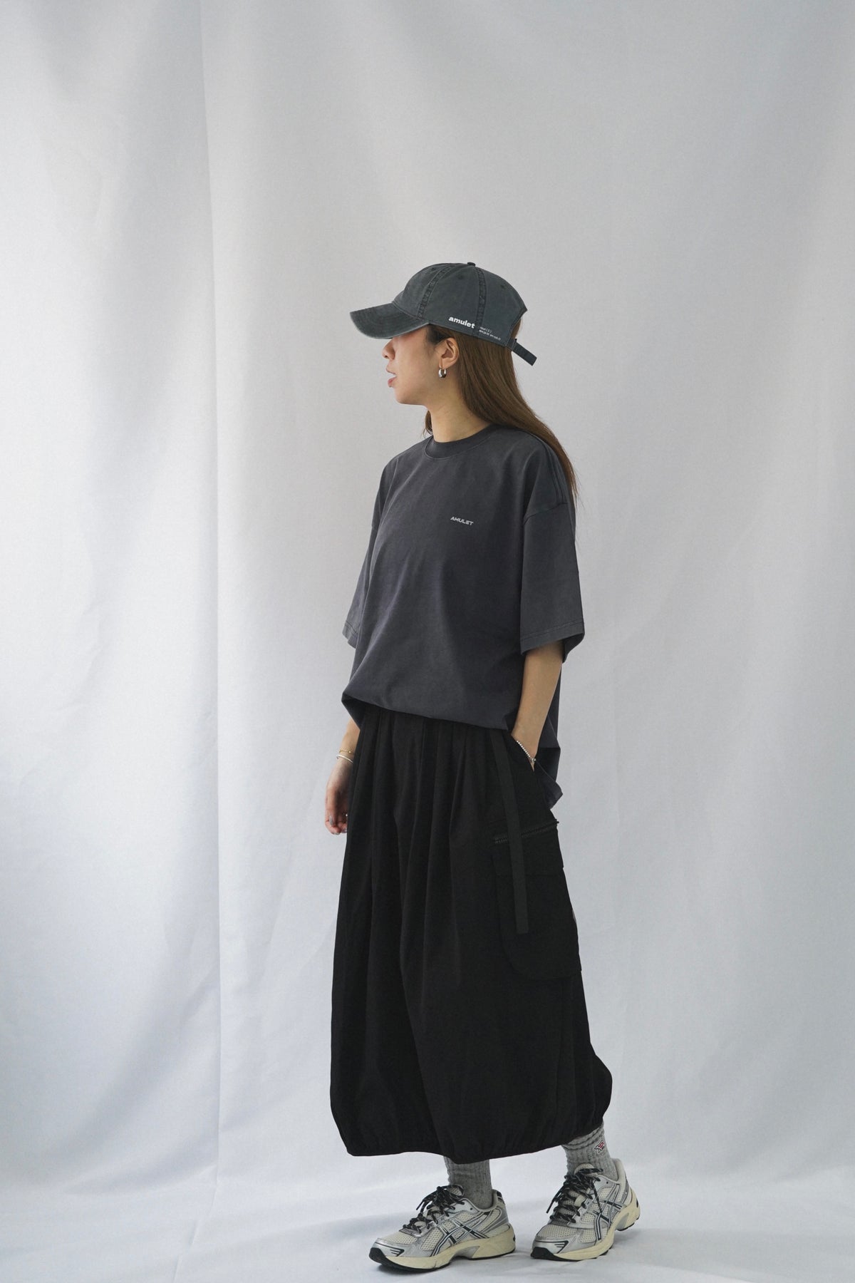 AMULET BALLOON SKIRT 2.0 / BLACK
