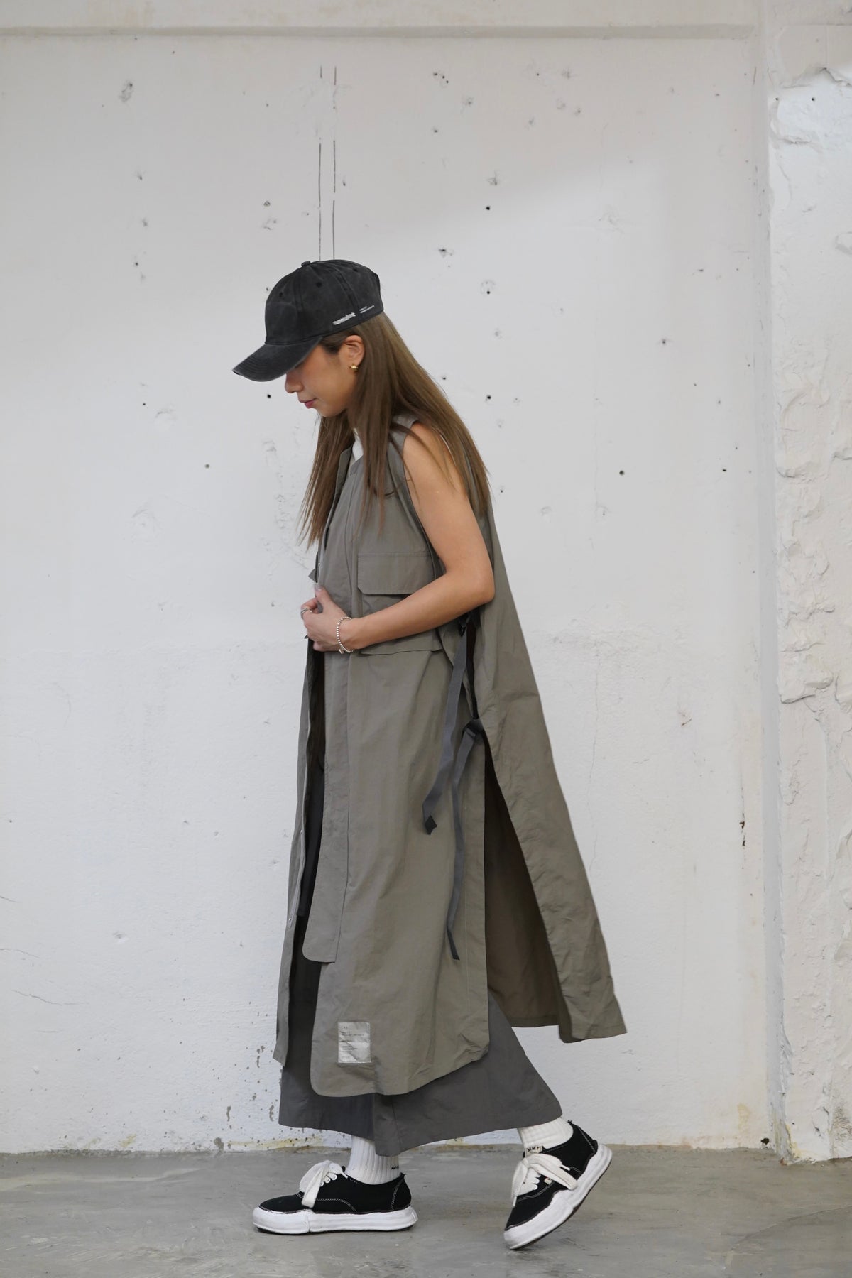 AMULET WORKER POCKET DRESS BEIGE