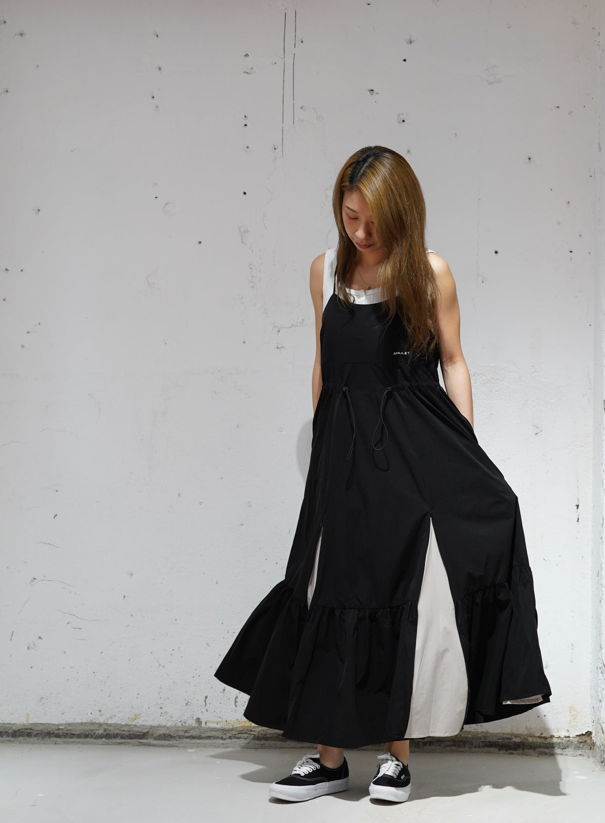 AMULET MULIT LAYER DRESS / GREY