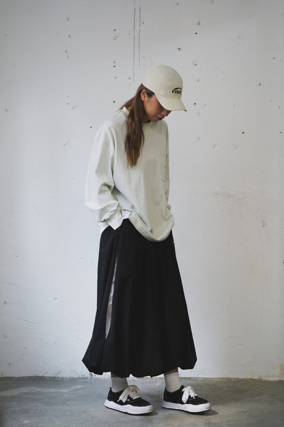 AMULET BALLOON SKIRT BLACK