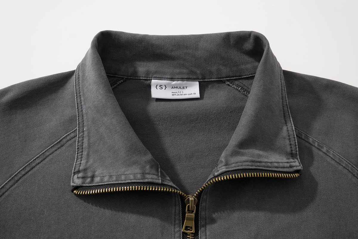 AMULEL WASHED GREY JACKET