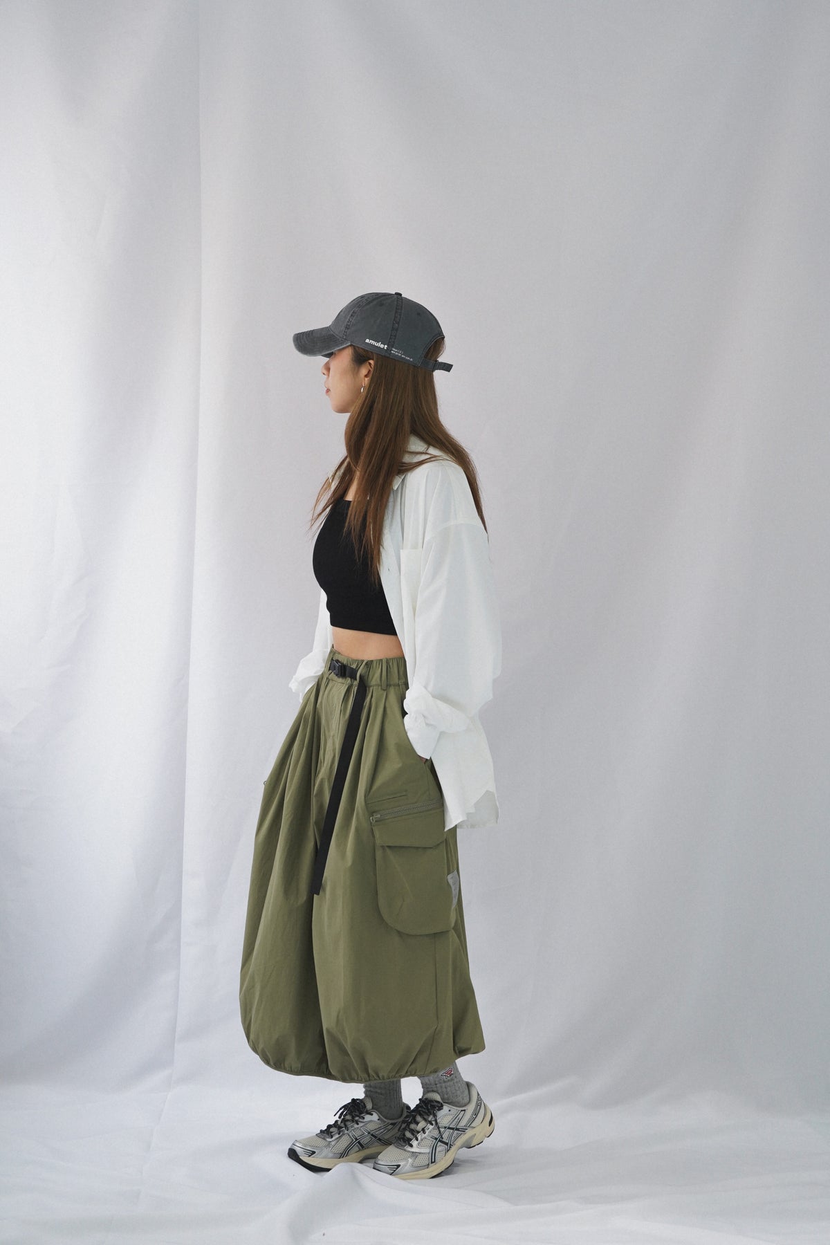 AMULET BALLOON SKIRT 2.0 / OLIVE