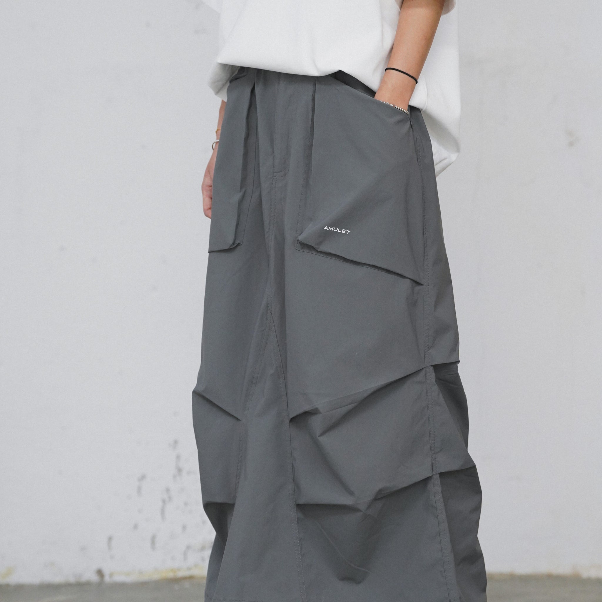 AMULET WORKER SKIRT GREY