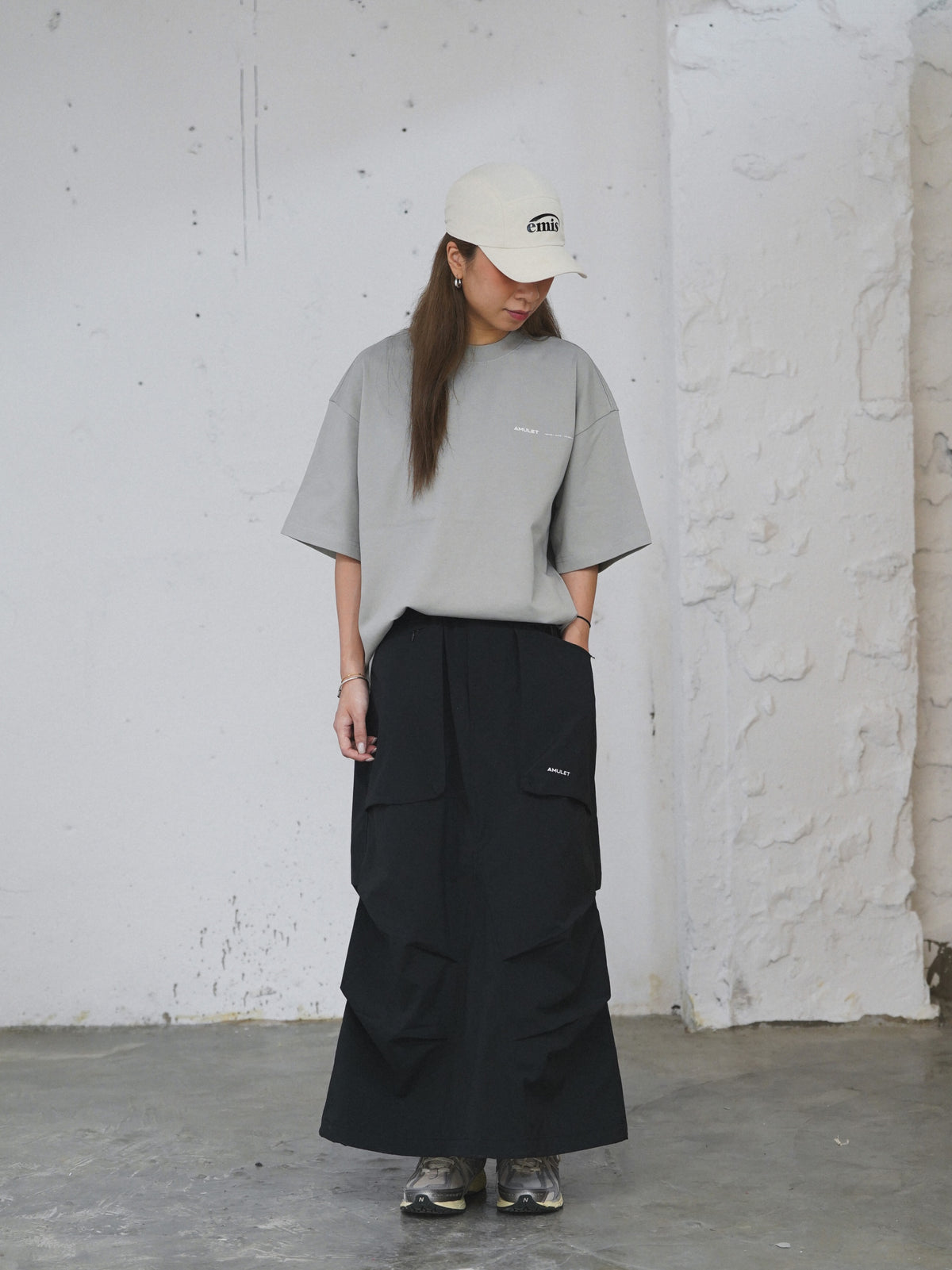AMULET WORKER SKIRT BEIGE