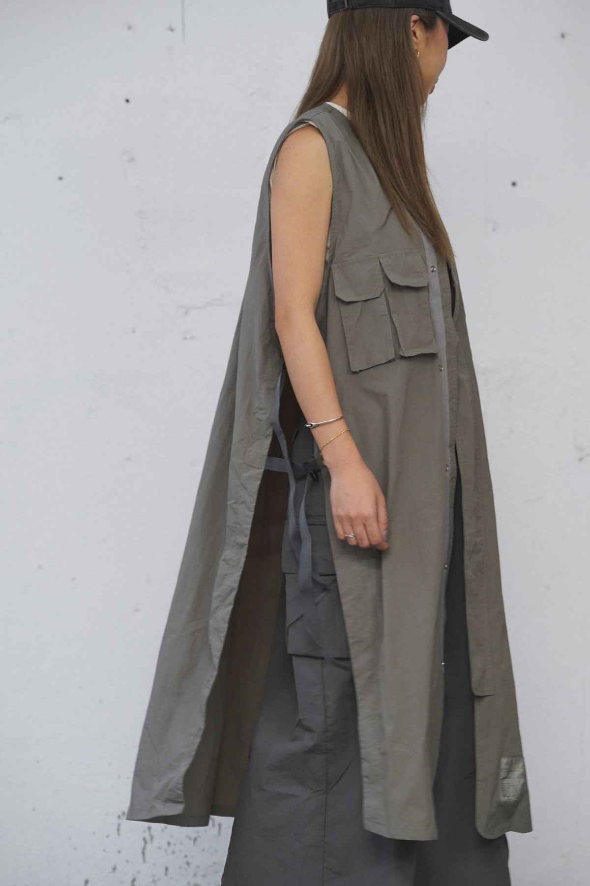 AMULET WORKER POCKET DRESS BLACK