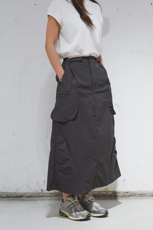 AMULET ROUND BAG SKIRT / GREY