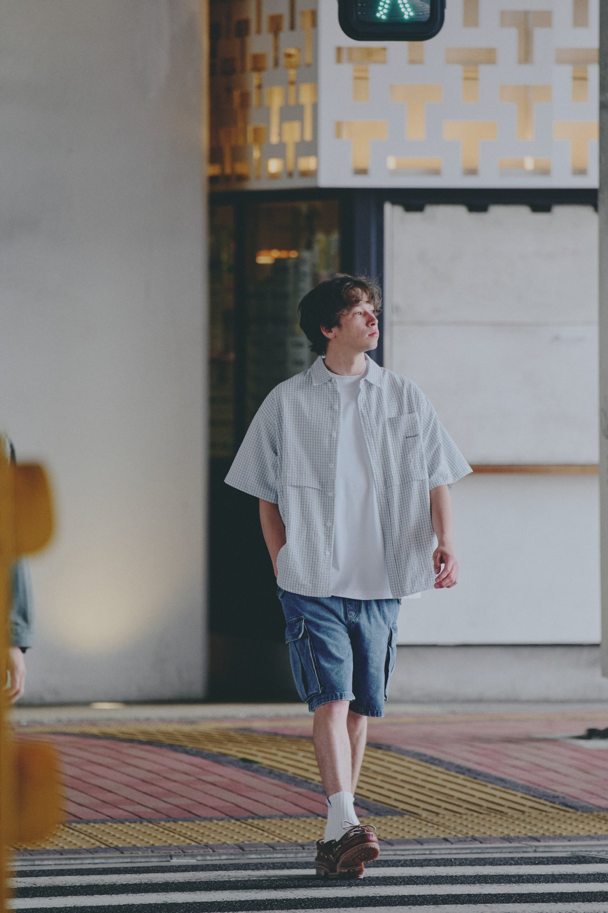 AMULET DENIM CARGO SHORTS