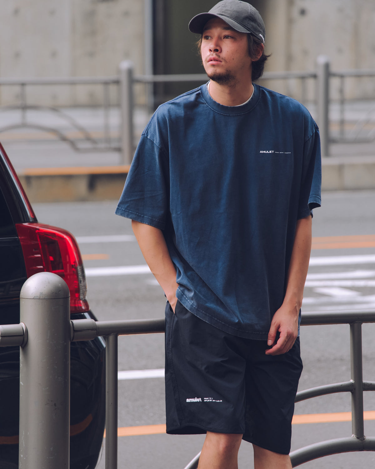 AMULET BASIC SHORTS / NAVY