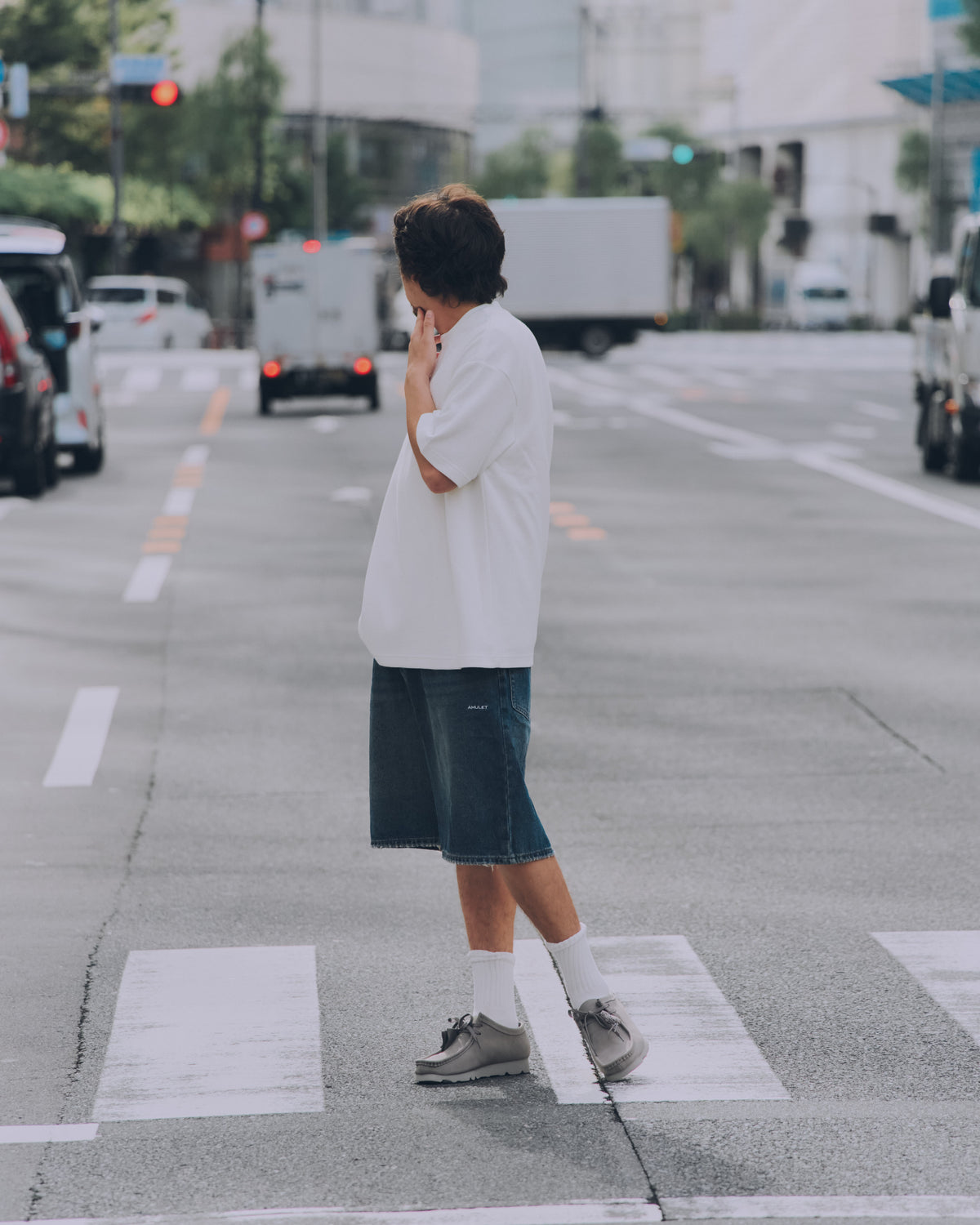 AMULET DENIM DK SHORTS