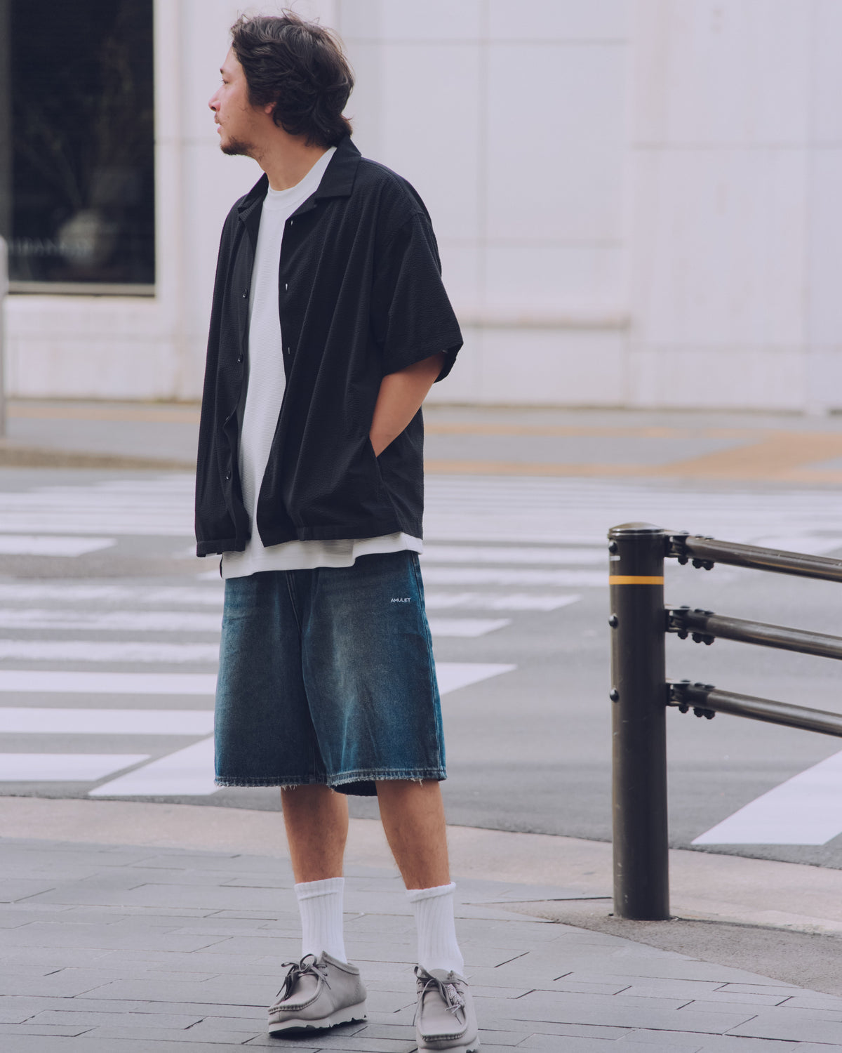 AMULET DENIM DK SHORTS