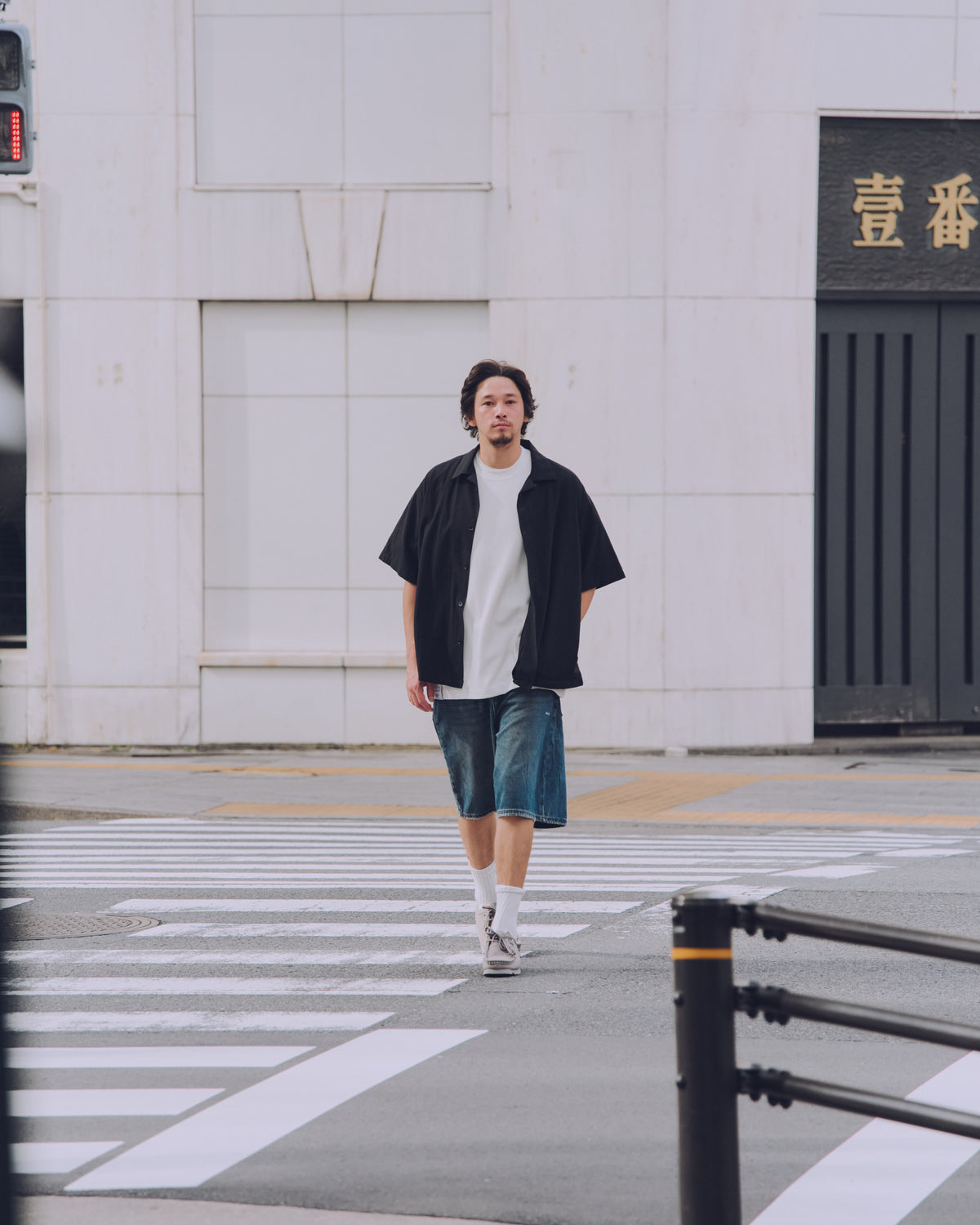 AMULET DENIM DK SHORTS